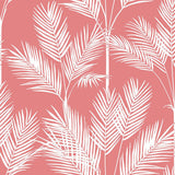 Wallpaper King Palm Silhouette Wallpaper // Coral