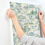 Wallpaper Kingswood Wallpaper // Blue & Green