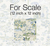 Wallpaper Kingswood Wallpaper // Blue & Green