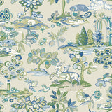Wallpaper Kingswood Wallpaper // Blue & Green