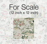 Wallpaper Kingswood Wallpaper // Taupe & Coral