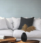 Wallpaper Laguna Abaca Peel & Stick Wallpaper // Blue