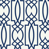Wallpaper Large Lattice Wallpaper // Blue