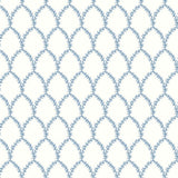 Wallpaper Laurel Wallpaper // Blue & White