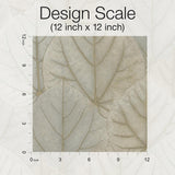Wallpaper Leaf Concerto Peel & Stick Wallpaper // Warm Taupe