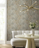 Wallpaper Leaf Concerto Wallpaper // Taupe