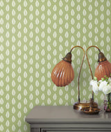 Wallpaper Leaf Pendant Wallpaper // Green