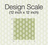 Wallpaper Leaf Pendant Wallpaper // Green