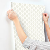 Wallpaper Leaflet Wallpaper // Taupe