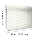 Wallpaper Leaflet Wallpaper // Taupe
