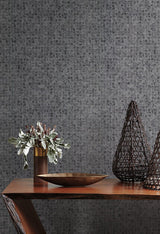 Wallpaper Leather Lux Wallpaper // Grey