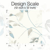 Wallpaper Linden Flower Peel & Stick Wallpaper // Spa Blue