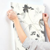 Wallpaper Linden Flower Wallpaper // Black