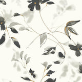 Wallpaper Linden Flower Wallpaper // Black