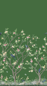 Wallpaper Lingering Garden Wall Mural // Green
