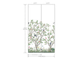 Wallpaper Lingering Garden Wall Mural // Sisal White