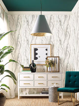 Wallpaper Liquid Marble Wallpaper // Tan