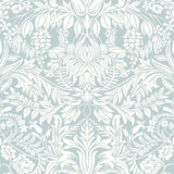Wallpaper Lockwood Damask Wallpaper // Light Blue