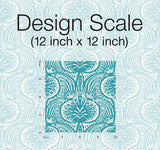 Wallpaper Lotus Palm Wallpaper // Aqua