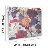 Wallpaper Lotus Pond Wallpaper // Purple & Pink