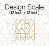 Wallpaper Love Triangles Peel & Stick Wallpaper // Gold Metallic