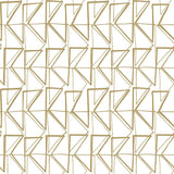 Wallpaper Love Triangles Peel & Stick Wallpaper // Gold Metallic