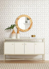Wallpaper Love Triangles Peel & Stick Wallpaper // Gold Metallic