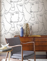 Wallpaper Love Triangles Peel & Stick Wallpaper // Gold Metallic