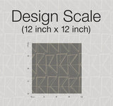 Wallpaper Love Triangles Peel & Stick Wallpaper // Grey Metallic