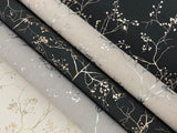Wallpaper Luminous Branches Wallpaper // Taupe & Silver