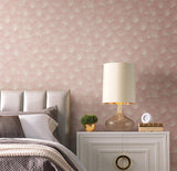 Wallpaper Luminous Gingko Wallpaper // Coral