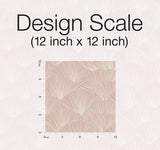 Wallpaper Luminous Gingko Wallpaper // Coral