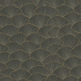 Wallpaper Luminous Gingko Wallpaper // Grey