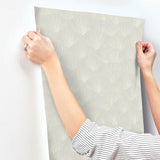 Wallpaper Luminous Gingko Wallpaper // Grey