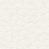 Wallpaper Luminous Ginkgo Wallpaper // White & Cream