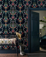 Wallpaper Luxembourg Peel & Stick Wallpaper // Black