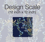 Wallpaper Luxembourg Peel & Stick Wallpaper // Blue