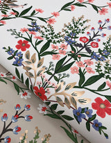 Wallpaper Luxembourg Wallpaper // Beige & Red