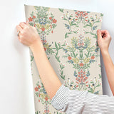 Wallpaper Luxembourg Wallpaper // Beige & Red