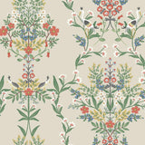 Wallpaper Luxembourg Wallpaper // Beige & Red