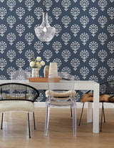 Wallpaper Luxor Wallpaper // Navy