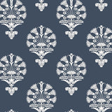 Wallpaper Luxor Wallpaper // Navy