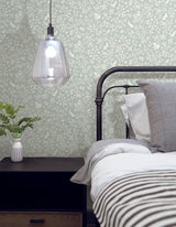 Wallpaper Magnolia Home Fox & Hare Peel & Stick Wallpaper // Green