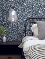 Wallpaper Magnolia Home Fox & Hare Peel & Stick Wallpaper // Navy
