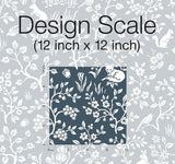 Wallpaper Magnolia Home Fox & Hare Peel & Stick Wallpaper // Navy