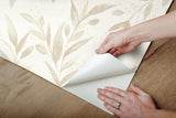 Wallpaper Magnolia Home Olive Branch Peel & Stick Wallpaper // Beige