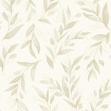 Wallpaper Magnolia Home Olive Branch Peel & Stick Wallpaper // Beige
