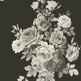 Wallpaper Magnolia Home Tea Rose Peel & Stick Wallpaper // Black & White