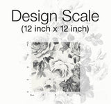 Wallpaper Magnolia Home Tea Rose Peel & Stick Wallpaper // White & Black