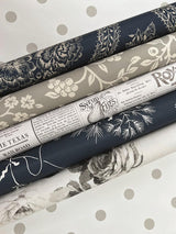 Wallpaper Magnolia Home Tea Rose Peel & Stick Wallpaper // White & Black